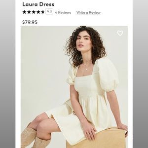 Altar’d state puff sleeve dress